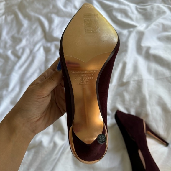 Ted Baker London Savior Merlot Suede Pumps EU 41 - Picture 2 of 5